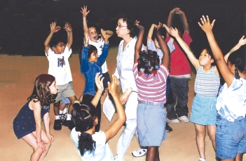 Children dancing